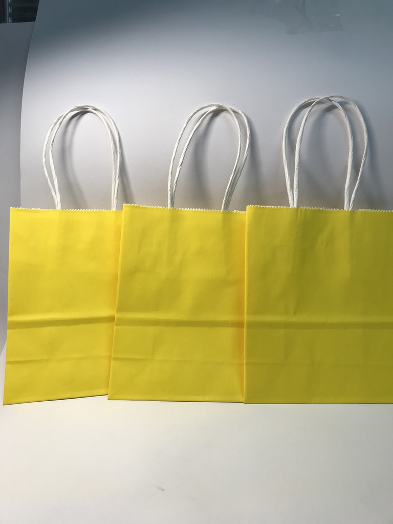 TF-79931 BOLSA KRAFT MINI "12X15X6" AMARILLO