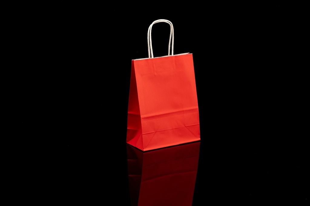 TF-8020 BOLSA KRAFT "M" ROJO