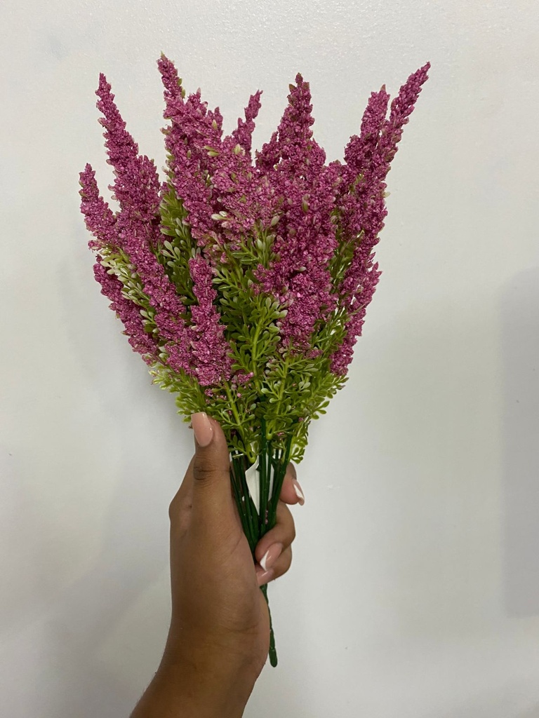 RAMO DE RELLENO 7 CABEZAS 30CM PURPURA