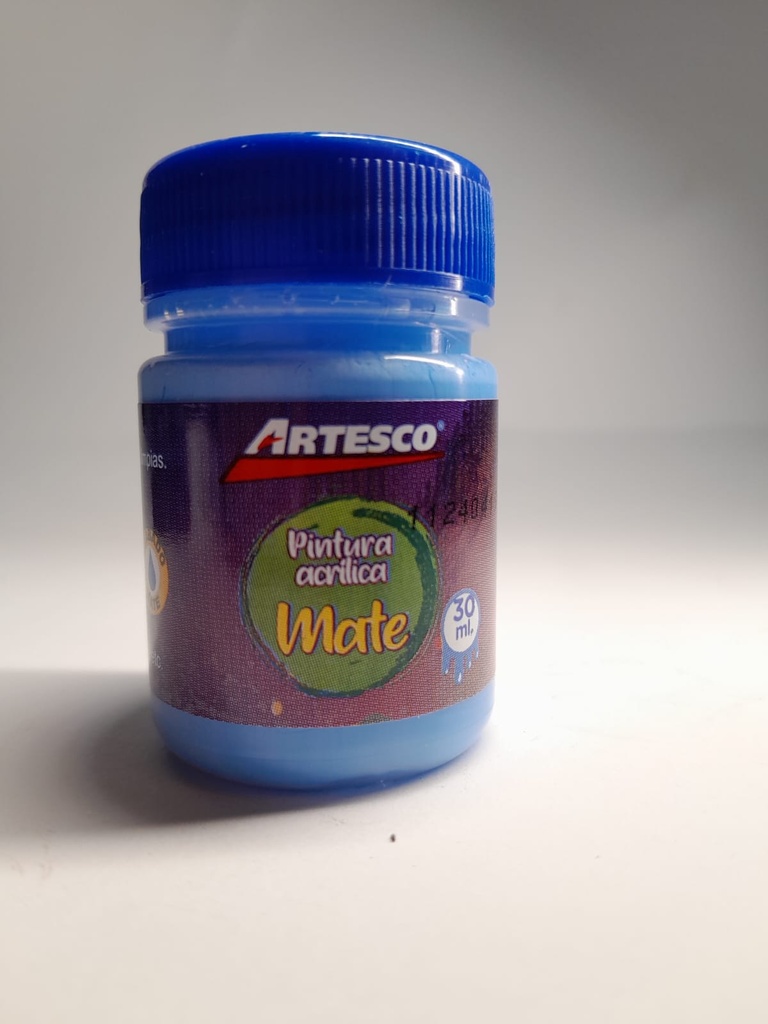 PINTURA ACRILICA MATTE 30ML CELESTE ARTESCO
