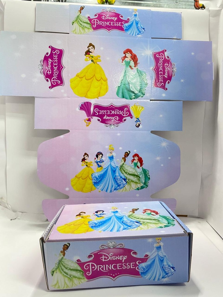 CAJA CORRUGADA DE PERSONAJES PRINCESS