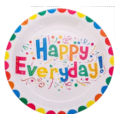 Platos para Cumpleaños 10 piezas 7"