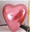 Globo Corazon Metalico 100 piezas/bolsa 12"