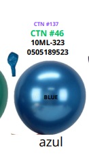 Globos Metalicos 50 piezas/bolsa 18"