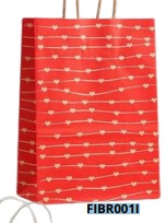 BOLSAS DE REGALO KRAFT PEQUEÑAS 20 PIEZAS/BOLSA 21x15x8cm