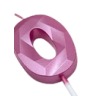 CANDELAS ROSADO DE NUMEROS 7cm