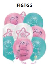 Globos Temáticos 16 piezas 12"