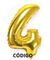Globos Dorado Números de 40 pulgadas