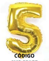 Globos Dorado Números de 40 pulgadas