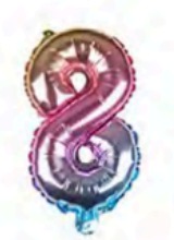 Globos Números de 16 pulgadas