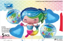 SET GLOBOS 5 PIEZAS