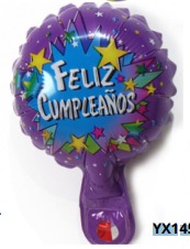 Globos de 5 Pulgadas Frase FELIZ CUMPLEAÑOS