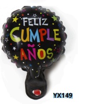 Globos de 5 Pulgadas Frase FELIZ CUMPLEAÑOS