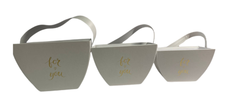 [TF-8605] SET DE CAJA BLANCA DE 3 PCS