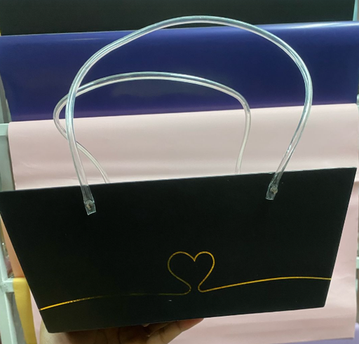 [O3U1265] CAJA CESTA NEGRA P/FLORES&DETALLES