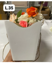 [O3O659] CAJA TIPO CESTA BLANCA