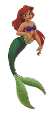 [030589B] SILUETA PRINCESA ARIEL 70CM