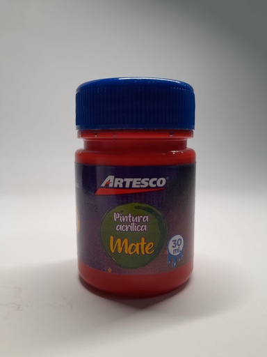 [37-15050007] PINTURA ACRILICA MATTE 30ML ROJO ARTESCO