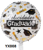 [YX008] GLOBO 18 PULGADAS GRADUACION