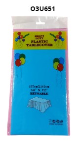 [O3U651] MANTEL SOLIDO AZUL CLARO