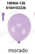 [100MA-126] Globos Pastel 100 piezas/bolsa 9"