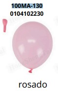 [100MA-130] Globos Pastel 100 piezas/bolsa 9"