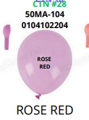 [50MA-104] Globos Pastel 50 piezas/bolsa 9"