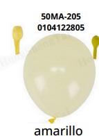 [50MA-205] Globos Pastel 50 piezas/bolsa 12"