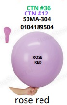 [50MA-304] Globos Pastel 50 piezas/bolsa 18"