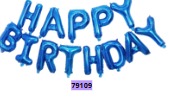 [79109] Globos Letras HAPPY BIRTHDAY 16 pulgadas