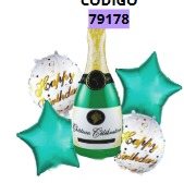 [79178] SET GLOBOS 5 PIEZAS