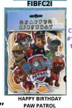 [FIBFC2I] BANNER “FELIZ CUMPLEAÑOS” CARTONCILLO 18x24cm