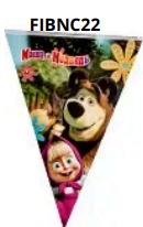 [FIBNC22] Banners de cumpleaños 1 pieza 20x28.5cm