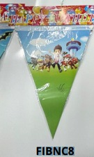 [FIBNC8] Banners de cumpleaños 1 pieza 20x28.5cm