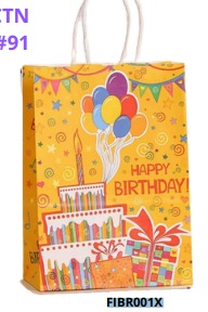 [FIBR001X] BOLSAS DE REGALO KRAFT PEQUEÑAS 20 PIEZAS/BOLSA 21x15x8cm