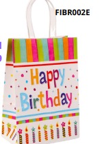 [FIBR002E] BOLSAS DE REGALO KRAFT MEDIANAS 20 PIEZAS/BOLSA 27x21x11cm