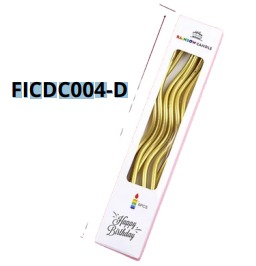 [MU-1130D] CANDELAS COLORIDAS 6 piezas 17cm