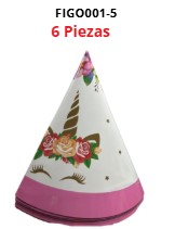 [FIGO001-5] Gorritos de Cumpleaños 6 piezas