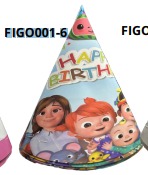 [FIGO001-6] Gorritos de Cumpleaños 6 piezas
