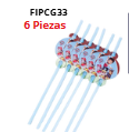 [FIPCG33] Pajillas para Cumpleaños 6 piezas 7x26cm