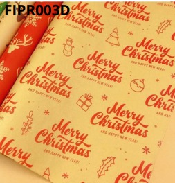 [FIPR003D] PAPEL REGALO 20 PIEZAS/BOLSA 50x70cm