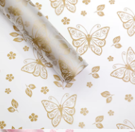 [MU-1053X2] Papel Coreano paquete de 20 pliegos 57x57 cmDORADO