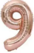 [N32-003RG9] Globos Rose Gold Números de 32 pulgadas