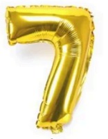 [N40-001G7] Globos Dorado Números de 40 pulgadas