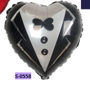 [S-0558] Globos Forma de Corazón 18 Pulgadas