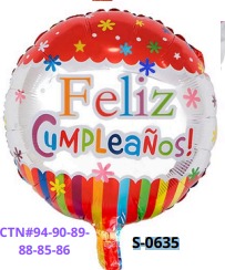 [S-0635] Globos de 18 pulgadas Frases
