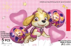 [TZ-K5067] SET GLOBOS 5 PIEZAS