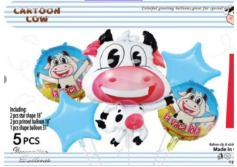 [TZ-K5146] SET GLOBOS 5 PIEZAS