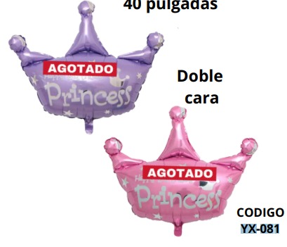[YX-081] Globo CORONA 40 PULGADAS