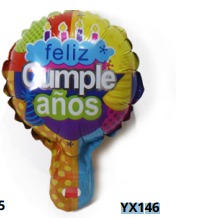 [YX146] Globos de 5 Pulgadas Frase FELIZ CUMPLEAÑOS